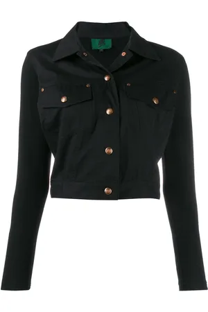 Jean Paul Gaultier Cropped-Jacke mit Druckknöpfen