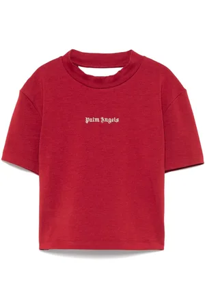 Palm Angels T-Shirt mit Logo-Stickerei