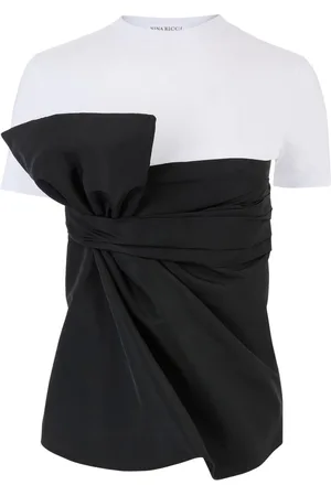 Nina Ricci T-Shirt mit gewickelter Schleife
