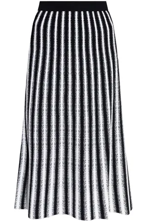 Diane von Furstenberg Gestreifter Midirock