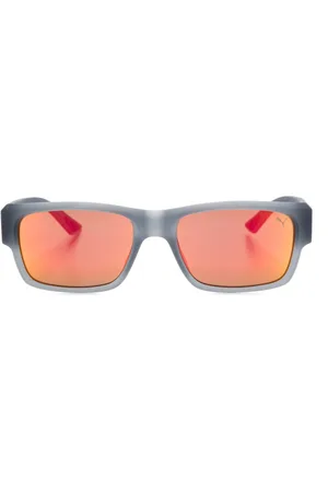 PUMA Sonnenbrille mit eckigem Gestell