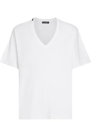 Dolce & Gabbana T-Shirt mit V-Ausschnitt