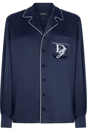 Dolce & Gabbana Hemd mit Logo-Stickerei