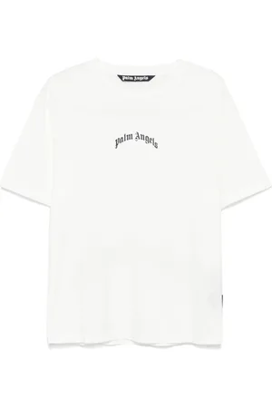 Palm Angels T-Shirt mit gebogenem Logo