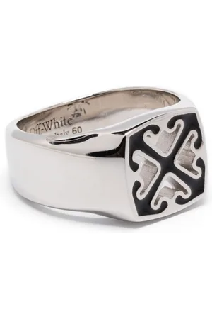 OFF-WHITE Emaillierter Pfeilring