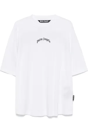Palm Angels T-Shirt mit gebogenem Logo