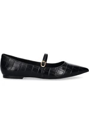Twin-Set Ballerinas mit Kroko-Optik