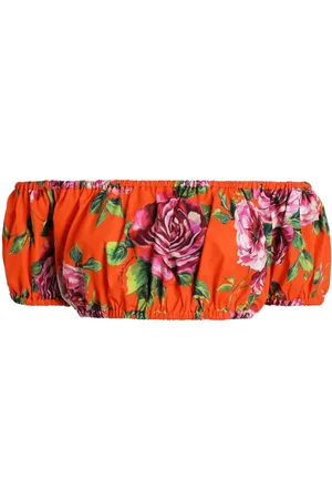 Dolce & Gabbana Top mit Blumen-Print