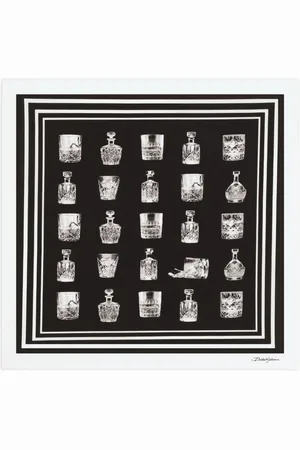 Dolce & Gabbana Schal mit Glas-Print
