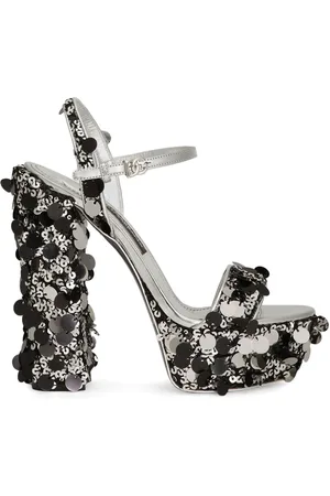 Dolce & Gabbana Sandalen mit Pailletten 105mm