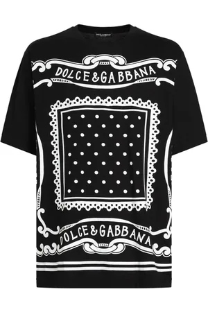 Dolce & Gabbana T-Shirt mit Bandana-Print