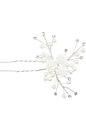 Tulleen Blooming Pearl Rose Haarnadel