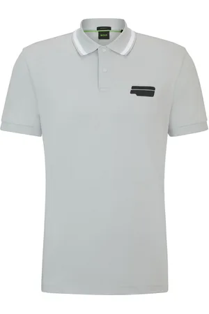 HUGO BOSS Poloshirt mit Logo-Applikation