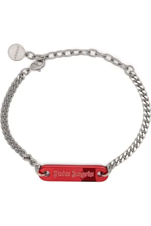 Palm Angels Armband mit Logo-Schild