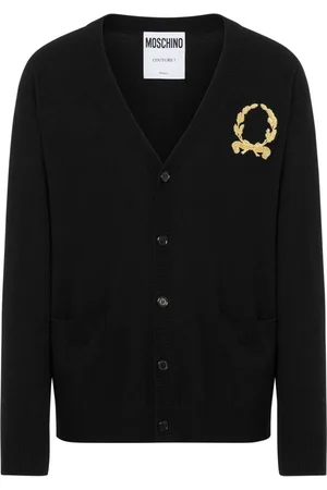 Moschino Cardigan mit Logo-Stickerei