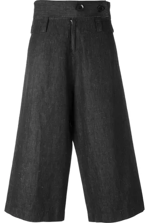 YOHJI YAMAMOTO Cropped-Hose mit hohem Bund