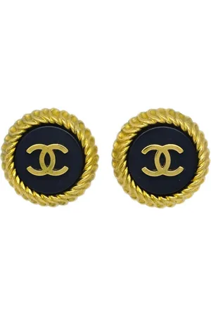 CHANEL 1995 Knopf-Ohrringe