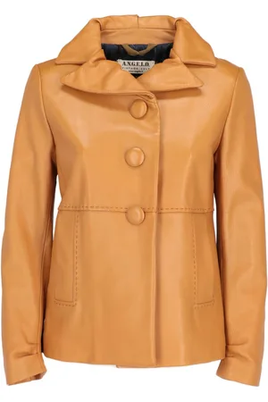 A.N.G.E.L.O. Vintage Cult 2000s Jacke aus Leder