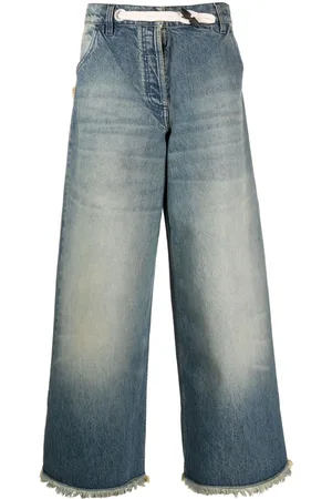 Palm Angels X Palm Angels Jeans mit ausgefransten Kanten