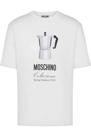Moschino T-Shirt mit Slogan-Print