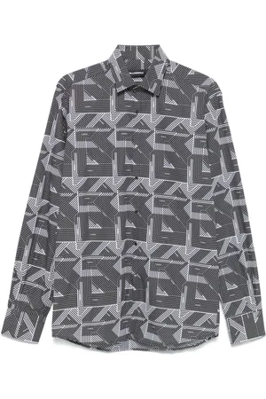 Karl Lagerfeld Hemd mit Monogramm-Print