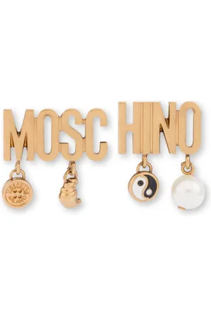 Moschino Ohrringe mit Logo-Detail