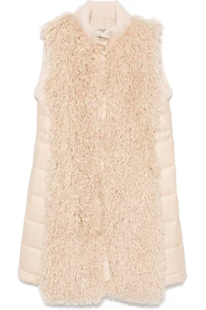 D.EXTERIOR Weste mit Shearling-Kragen