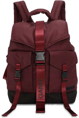 Ganni Tech-Rucksack mit Schnallen