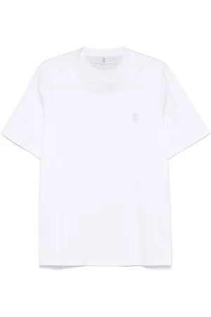 Brunello Cucinelli T-Shirt mit Logo-Print