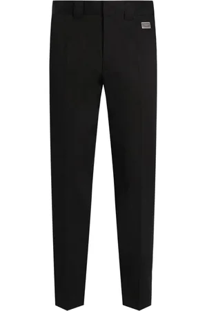 Dolce & Gabbana Hose mit Logo-Schild