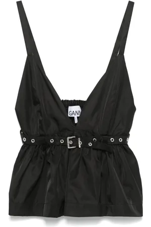 Ganni Duchesse Strap Oberteil