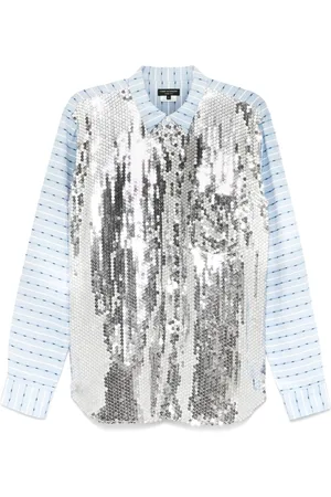 Comme des Garçons Hemd mit Pailletten