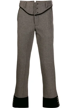 Jean Paul Gaultier Hose mit Samtpaspeln