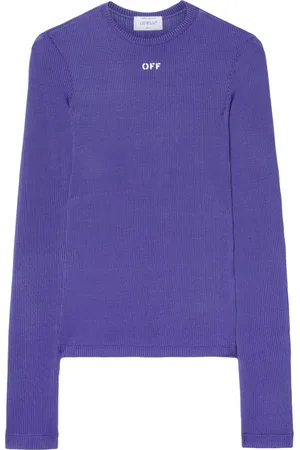 OFF-WHITE Langarmshirt mit Off Stamp-Print