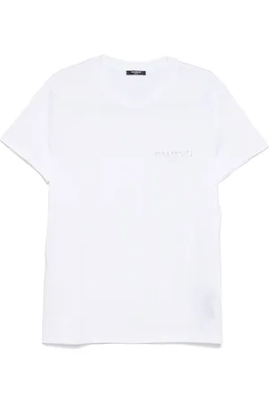 Balmain T-Shirt mit Vintage-Gel-Logo