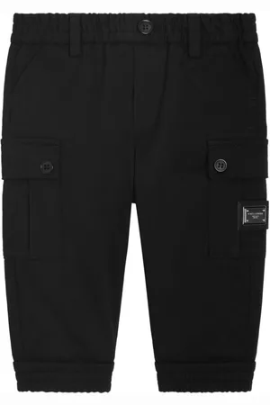 Dolce & Gabbana Cargo-Shorts mit Logo-Schild