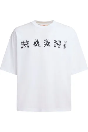 Marni T-Shirt mit Logo-Print