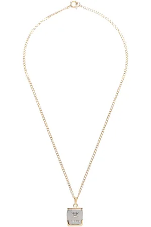 Céline 1980s Halskette mit Logo-Anhänger