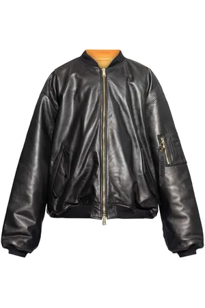 Vetements Bomberjacke aus Leder