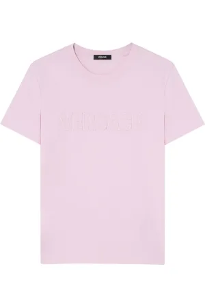 VERSACE T-Shirt mit Logo-Stickerei