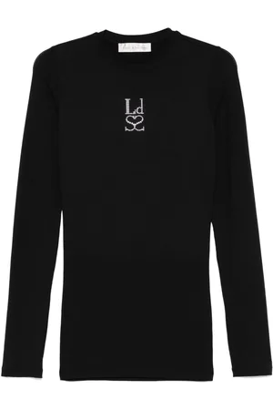 Ludovic De Saint Sernin Langarmshirt mit Nieten