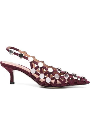 The Attico Grid Slingback-Pumps 50mm