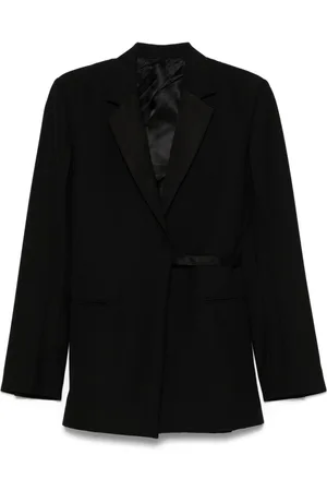 Totême Blazer mit Revers aus Satin