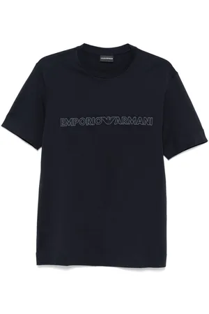 Emporio Armani T-Shirt mit Logo-Stickerei