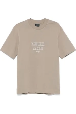 Emporio Armani T-Shirt mit Logo-Stickerei
