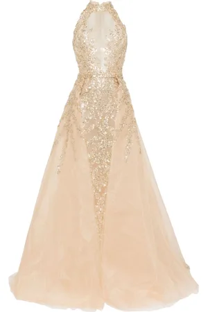 Saiid Kobeisy Kleid mit Perlen