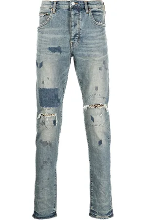 Purple Brand Animal Repair Jeans "Mid Indigo"