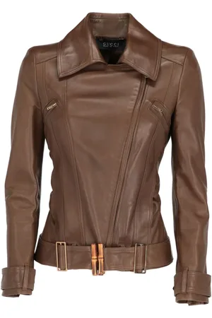 Gucci 2000s Jacke aus Leder