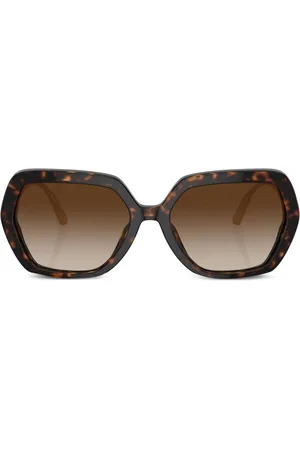 Dolce & Gabbana Crystal Sonnenbrille mit Oversized-Gestell