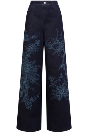 Alberta Ferretti Jeans mit Blumen-Print